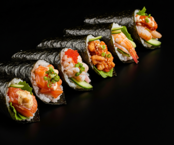 Temaki (Hand Roll) at Mr.ZUMA: Japanese Tradition with a Modern Twist